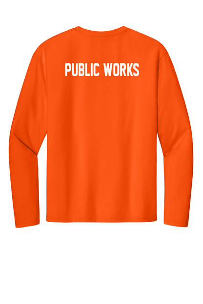 Tuscola Public Works Cooling Performance Long Sleeve Tee A4N3165 - PUBLIC WORKS print
