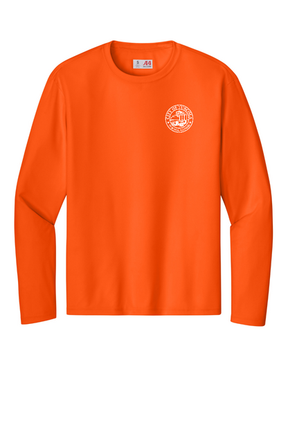 Tuscola Public Works Cooling Performance Long Sleeve Tee A4N3165 - front, city seal