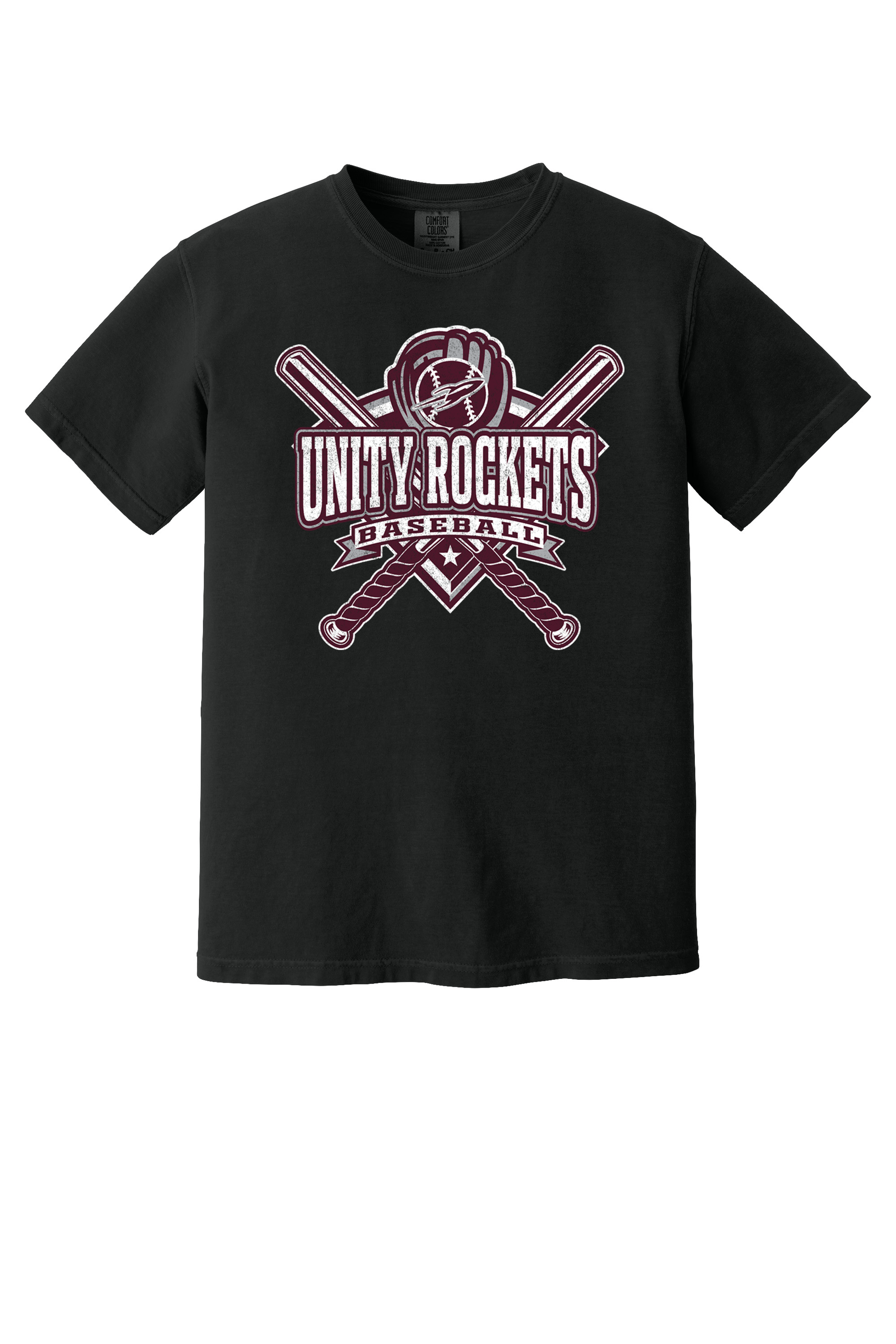 Unity - Baseball - Design 03 -  T-shirt - Comfort Color 1717 - Black