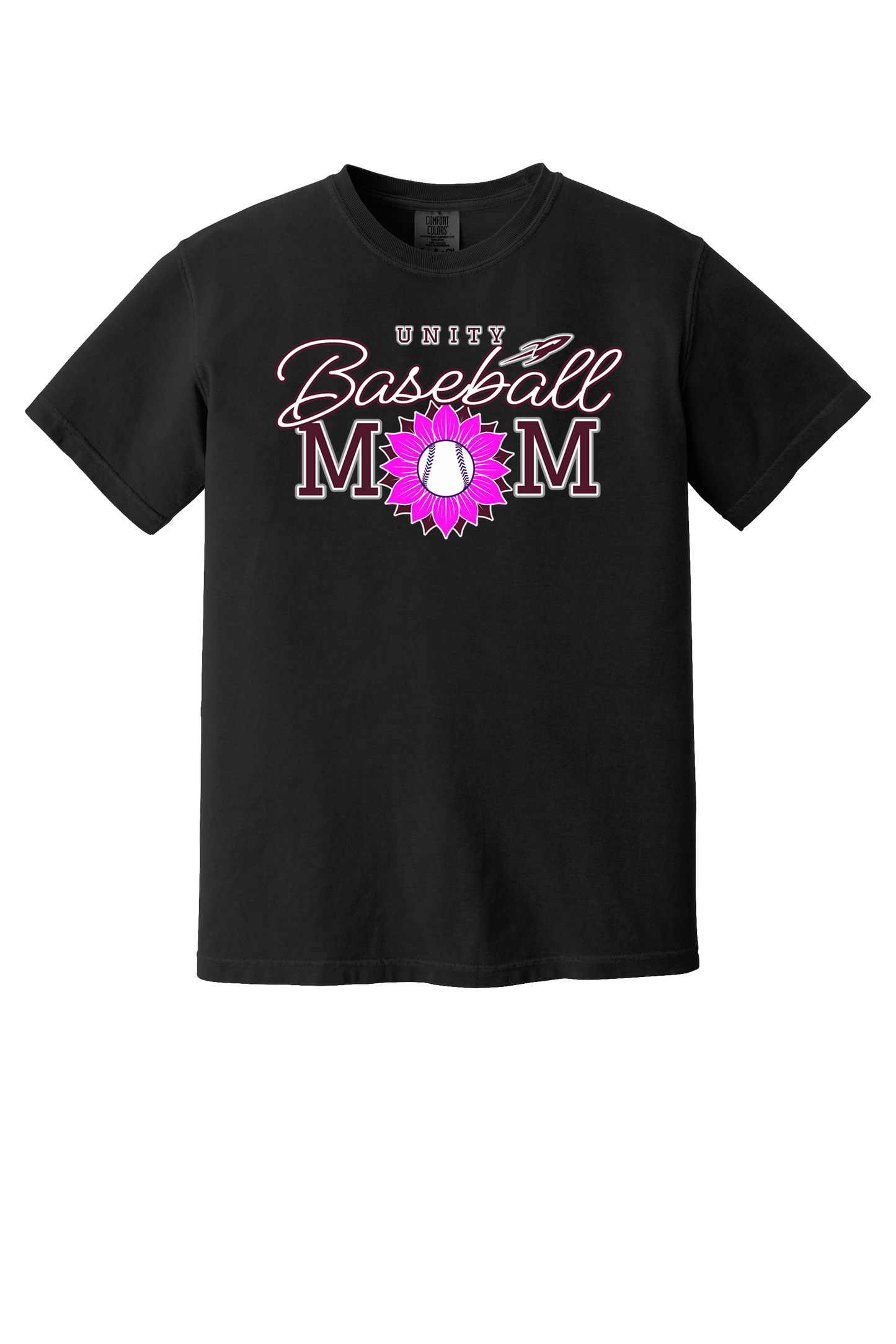 Unity - Baseball - Design 02 -  T-shirt - Comfort Color 1717 - Black
