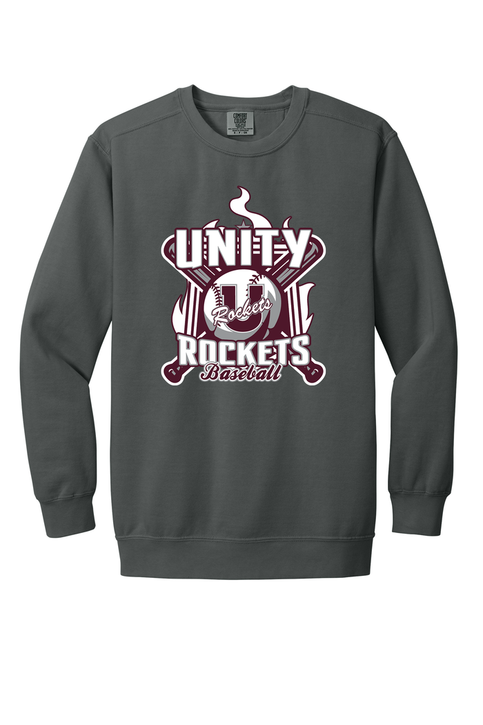 Unity - Baseball - Design 05 - Crewneck Sweatshirt - Comfort Color 1566