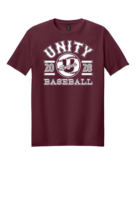 Unity - Baseball - Design 04 - T-shirt - Gildan 64000 - Maroon