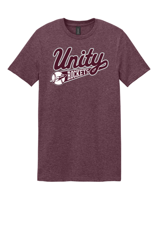 Unity - Baseball - Design 01 -  T-shirt - Gildan 64000 - Maroon