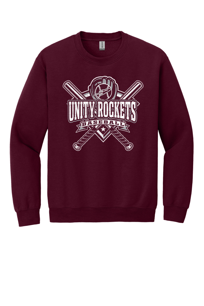 Unity - Baseball - Design 03 -  Crewneck Sweatshirt - Gildan 18000