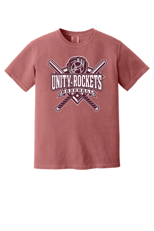 Unity - Baseball - Design 03 -  T-shirt - Comfort Color 1717 - Crimson
