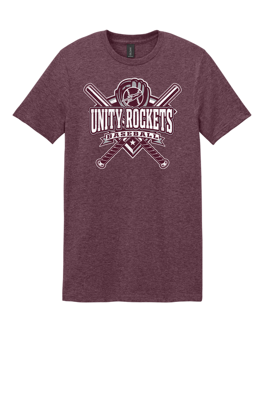Unity - Baseball - Design 03 -  T-shirt - Gildan 64000 - Maroon