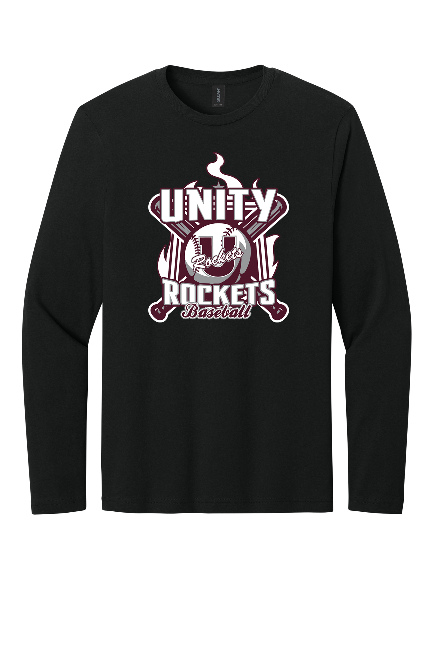 Unity - Baseball - Design 05 - Long Sleeve T - Gildan 64400 - Black