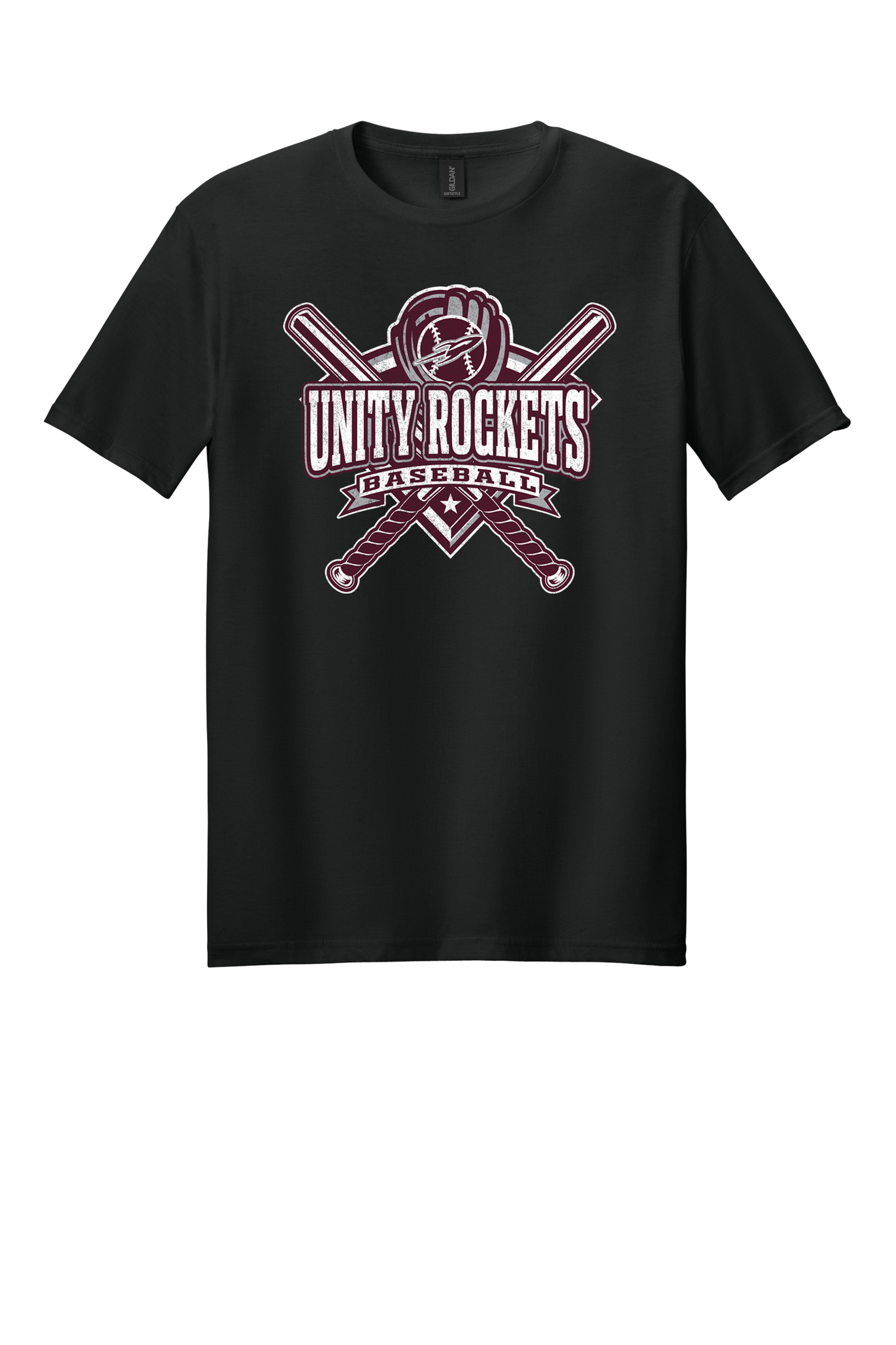Unity - Baseball - Design 03 -  T-shirt - Gildan 64000 - Black