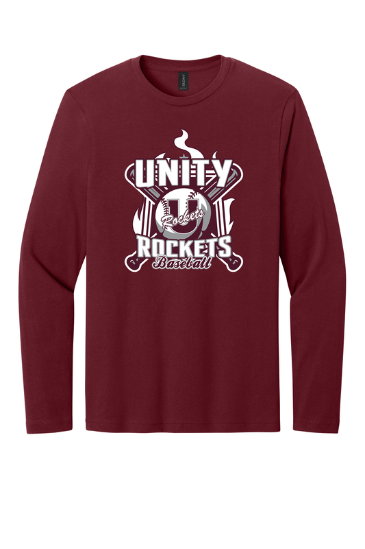 Unity - Baseball - Design 05 - Long Sleeve T - Gildan 64400 - Garnet